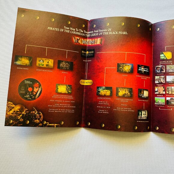 Disney's Magic Kingdom Pirates of the Caribbean Collectible Coffee Mug & DVD Lot - Picture 13 of 16